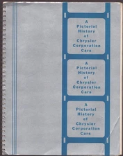 A PICTORIAL HISTORY OF CHRYSLER CORPORATION CARS