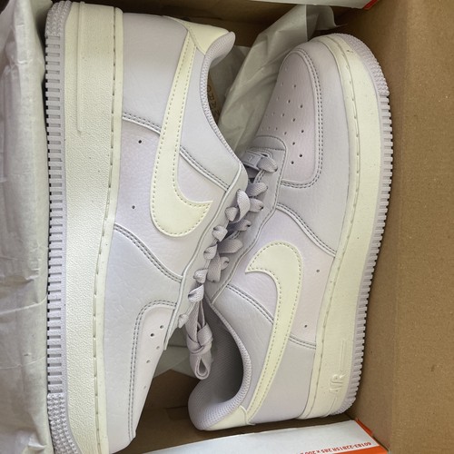 Nike Women's Air Force 1 '07 NN Leather Shoes Barely Grape Sail Size 7.5 NIB