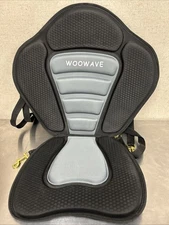 Woowave Kayak Seat Padded Deluxe Canoe Seat Adjustable Boat Cushioned Fishing