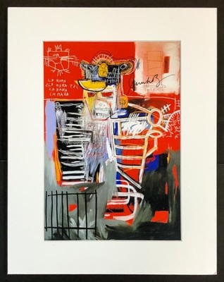 Jean-Michel Basquiat - Hand Signed Signature - 11x14 Inch Matted Print