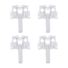 4 Pcs Vertical Curtain Rotating Box Blinds Replacement Carriers Accessories