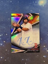 Niko Kavadas 2022 Bowman's Best #B22-NK Prospect REFRACTOR Auto Boston Red Sox