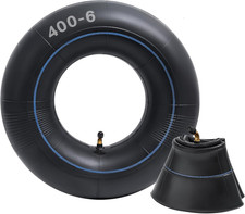 2 Pack 4.10 3.50-6 Wheelbarrow Inner Tube 13x4.00-6 Tube with TR-87 Bent Valve f