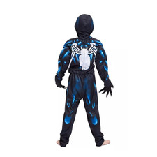 Kids Venom Cosplay Costume Boys Superhero Jumpsuit Mask Fancy Dress Outfit Party — image 8