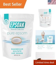 Ultimate 5 lb Epsom Salt Bag - Unscented Magnesium Sulfate for Spa Treatments