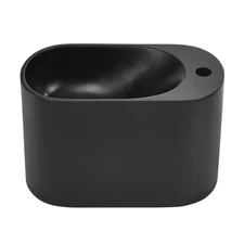 Swiss Madison SM-WS340 Terre 17-13/16" Circular Stone Composite - Black