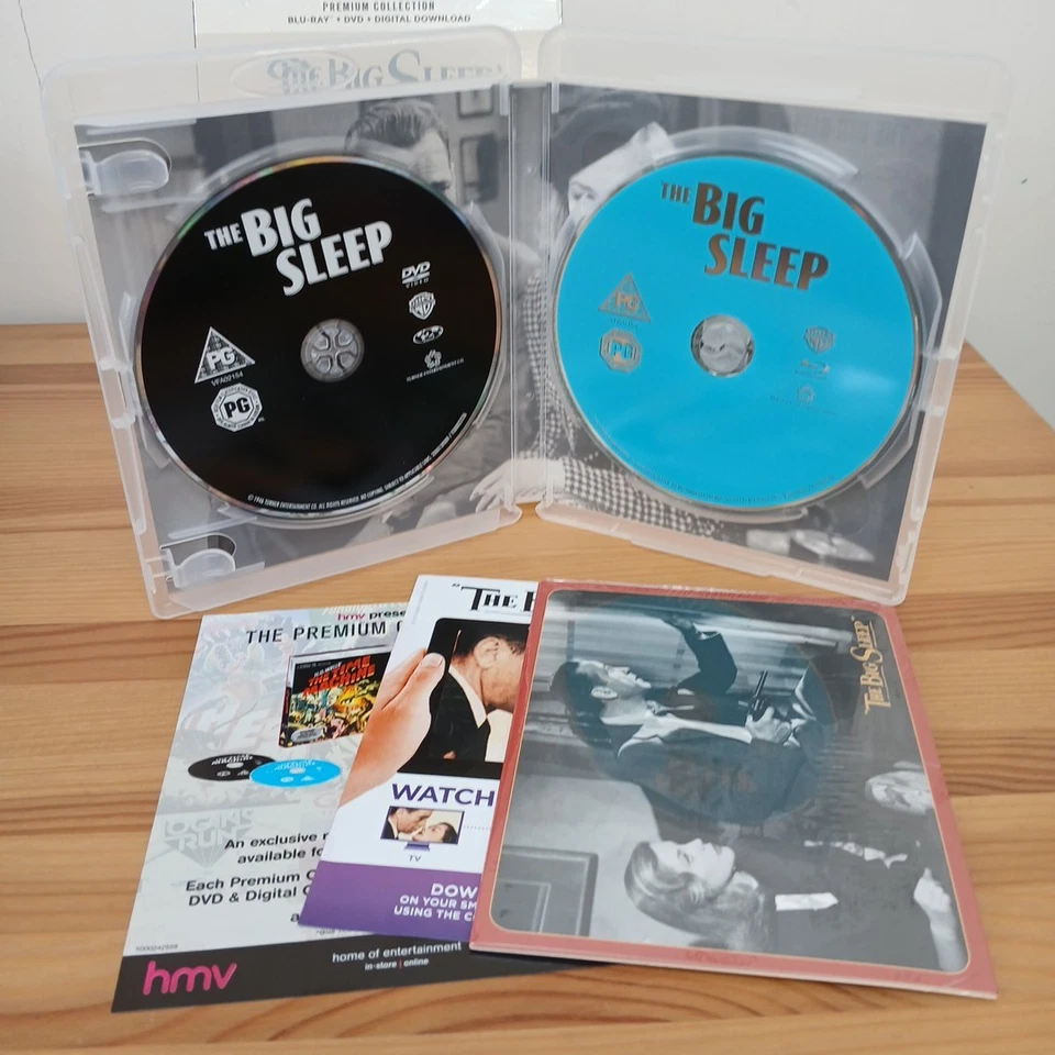 The Big Sleep HMV Premium Collection Blu-Ray + DVD VGC UK Release Slipcase - Image 4 of 4