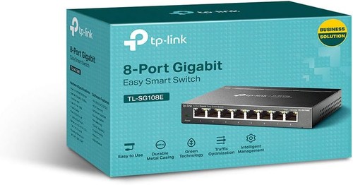 TP-Link Managed Network Switch 8-Port Gigabit, Support QoS VLAN IGMP Snooping, N - 第 7/7 張圖片