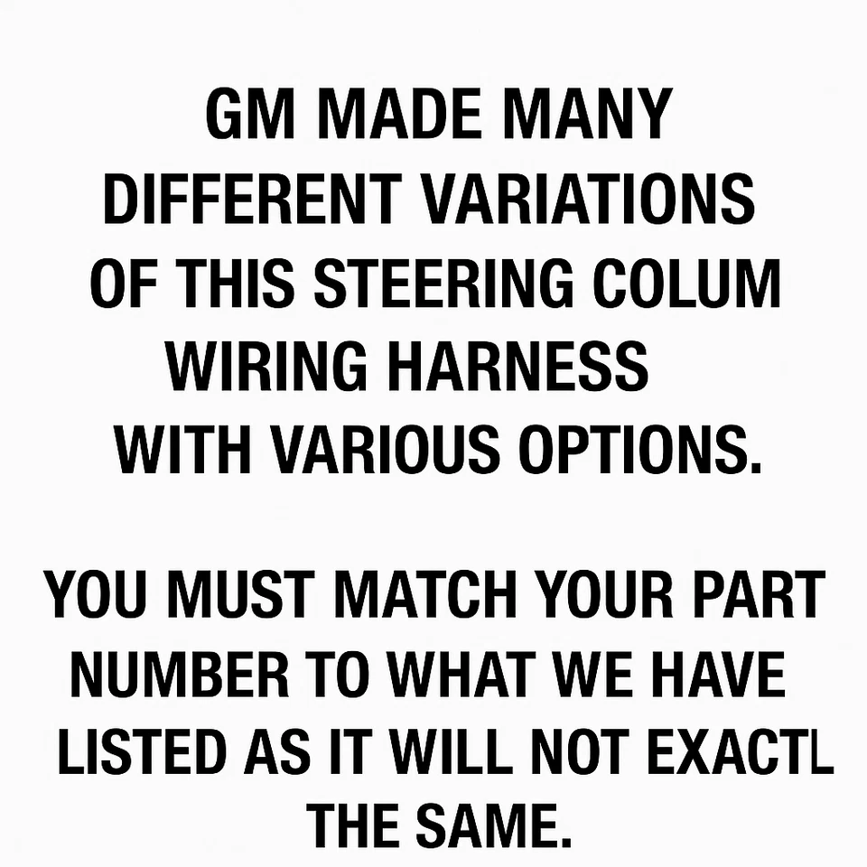 2008-2009 GMC Sierra Steering Column Ignition Wiring Harness # 26132230 OEM - Image 3 of 4