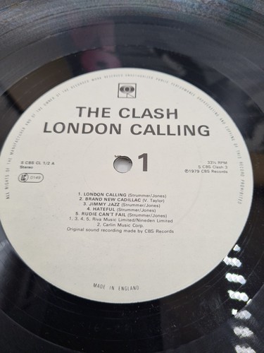 DOUBLE LP VINYL ALBUM THE CLASH LONDON CALLING CBS CLASH3 UK 1ST PRESS - Picture 13 of 13
