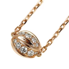 Chaumet K18PG Diamond Pendant Necklace Liancé Duccione - Auth free shipping from