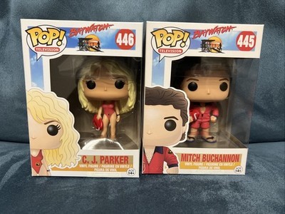 Funko Pop Television Baywatch C J Parker Mitch Buchannon