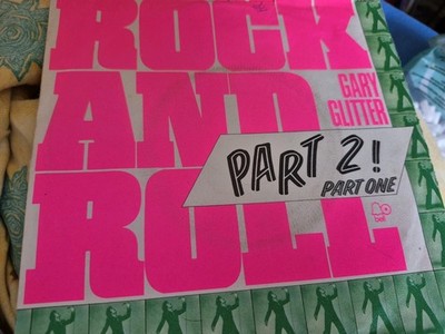 7 SINGLE = GARY GLITTER = ROCK AND ROLL PART 1 + 2