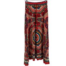 Maxi Falda Tomate Volador Para Mujer Mediana Fluida Boho Festival Artística Hippie Ecléctica