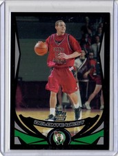 DELONTE WEST 2004 TOPPS BLACK BORDER ROOKIE CARD #244 CELTICS SAINT JOE'S /500. rookie card picture