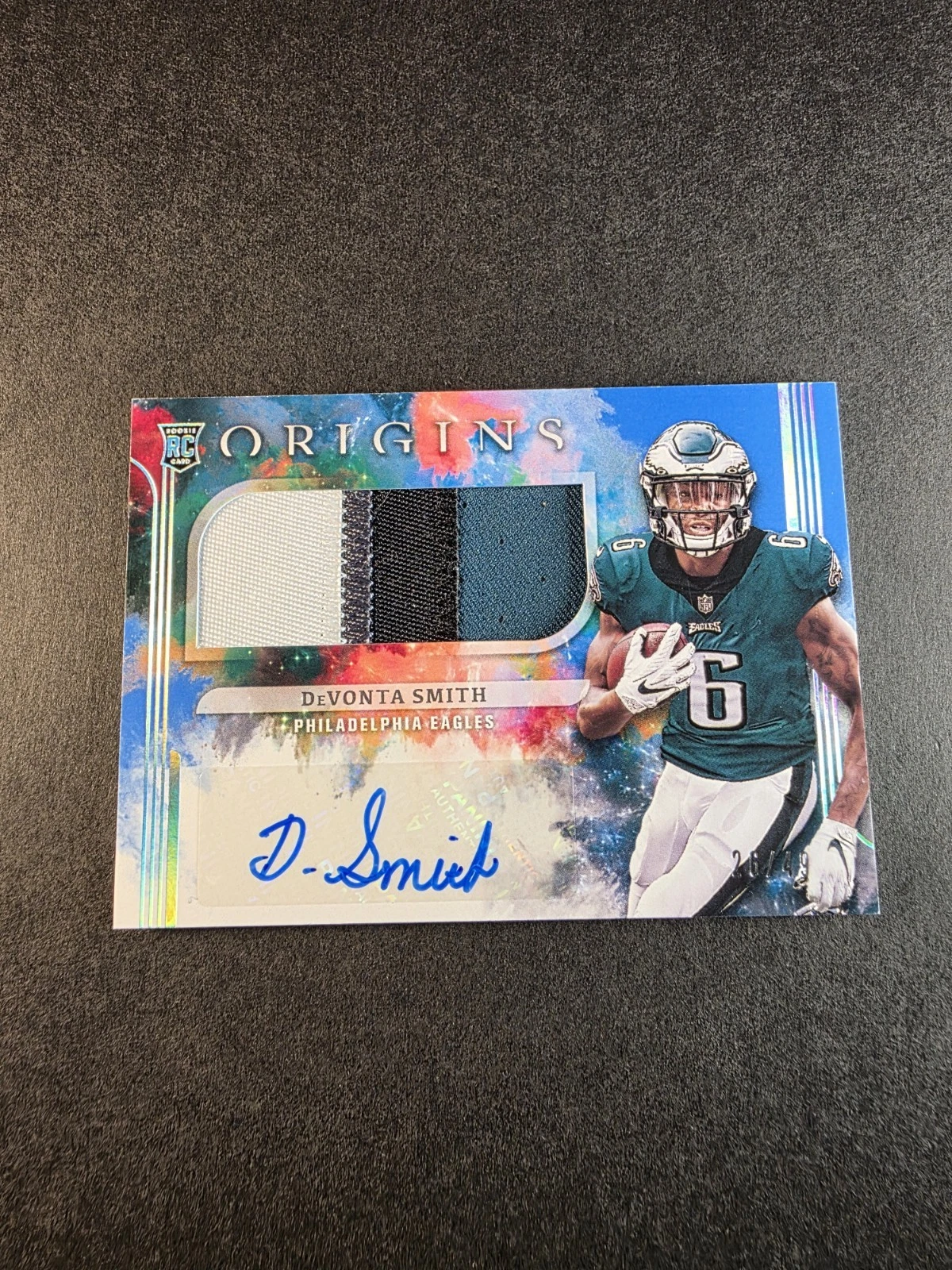 2021 Panini Origins - Rookie Jumbo Jersey Autographs Devonta Smith #161