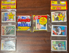 1989 TOPPS Baseball Cards Rack Pack 2 Packs Plus Topps Jumbo Pack 100 Cards
