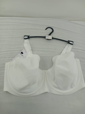 Ex M&S Underwired Full Cup Bra 40F White With lace Ref 545