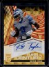 2025 Panini Donruss Elite Roc Taylor Turn of the Century Auto RC Orange #/199