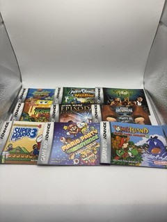 Gameboy Advance Manuale Istruzioni Lotto Di 9