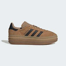 Adidas Originals Gazelle Bold Trainers Cardboard Black Shoes Sneakers 582 W