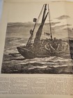 (#171)SUNDAY EVENING AT SEA- PRAYER IN A FISHING BOAT-1874 — photo 3