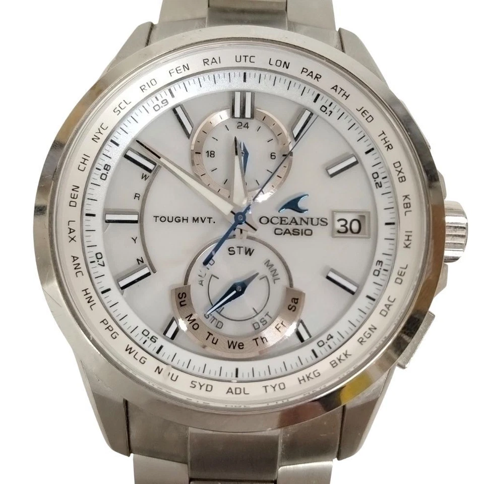 Мужские часы Casio Oceanus OCW-T2500 Solar радио подлинные роскошные часы - Изображение 2 из 4