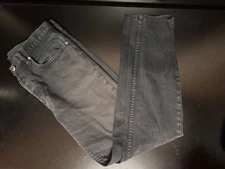 A.P.C. APC Mens Jeans Petit Standard Gray Black Button Fly 31 x 27