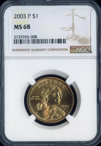 2003-P Native Sacagawea Dollar NGC MS68 Quality✔️