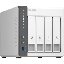 QNAP TS-433 4-Bay NAS Enclosure 4 x 3.5" / 2.5" SATA III Drive Bays 4GB RAM GHz