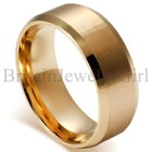 Engagement Anniversary Ring Band Size 5-15 8Mm Stainless Steel Men Women Wedding