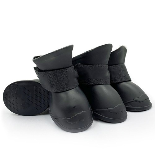 Pet Waterproof Rain Shoes Anti-Slip Rubber Boot For Dog Cat Rain Shoes Socks New - Picture 18 of 18