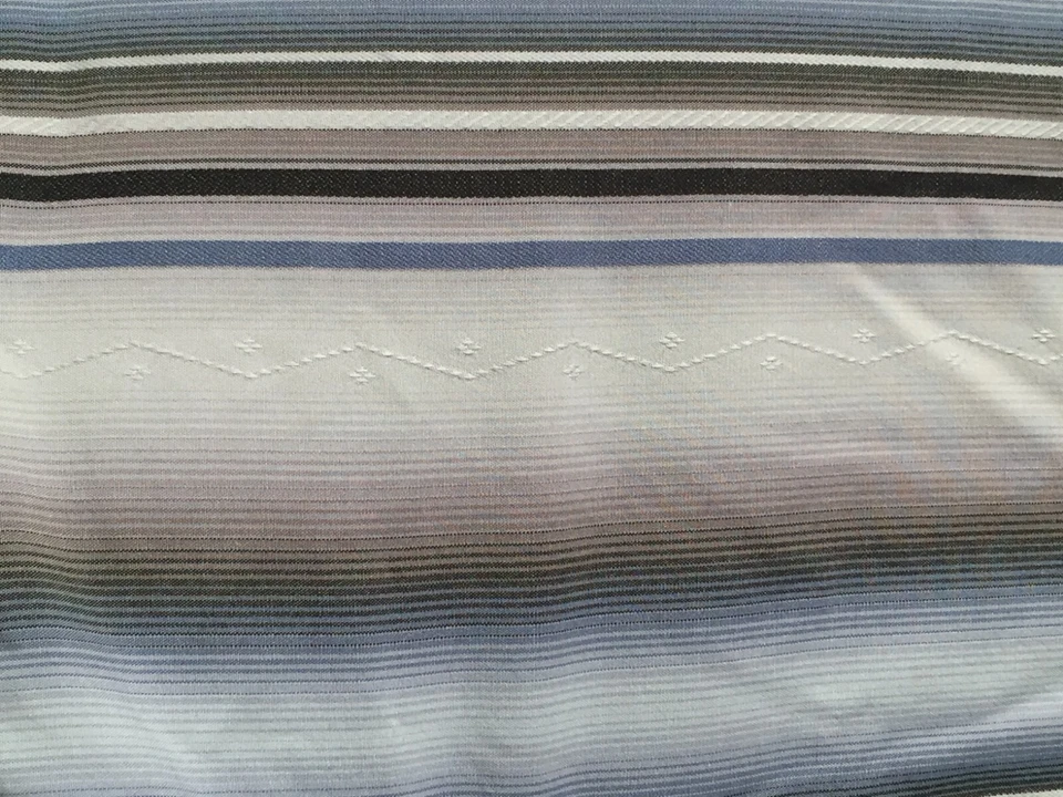 Camisa Tommy Bahama Azul Plata Blanco Mezcla Seda Grande Manga Larga Botón Delantero Foto 3 de 4