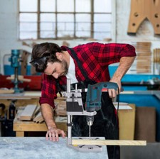 Adjustable Hand Drill Press Bench Stand Work Bench Pillar Clamp Drilling Collet