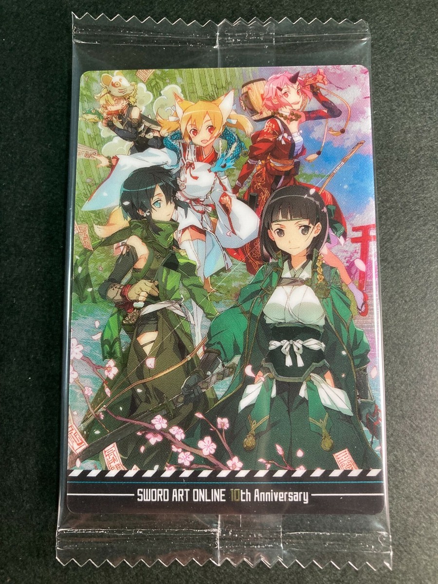 SAO Sword Art Online 10th Anniversary Wafer Card No.34 Shino