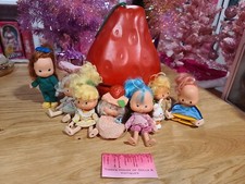 1980s STRAWBERRY SHORTCAKE CARRY CASE W/DOLLS