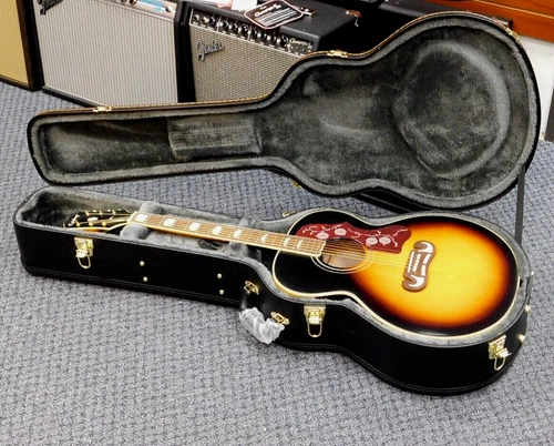 2022 Epiphone Inspired by Gibson J-200 Acoustic-Electric Guitar w/Case! NICE!!!
