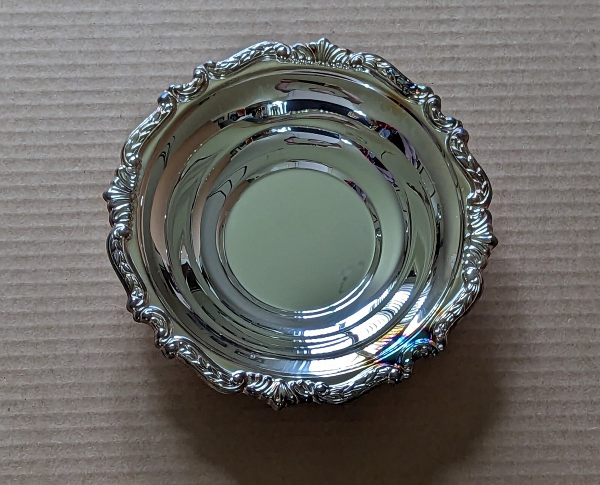 Vintage Sheridan Silver-Plate Candy Dish In Original Box 8