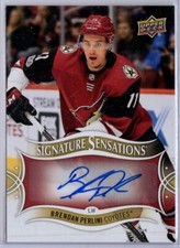 2018-19 Upper Deck Signature Sensations #SSBP Brendan Perlini *S4224