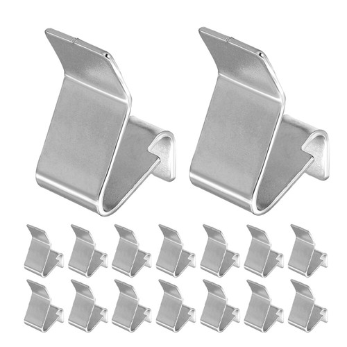 20 Pcs Partition Buckle Shelf Clips Bracket Cabinet Brackets for Shelves