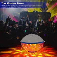 Floating Pool Disco Bluetooth Speakers LED Light show Tub ball Lights party club