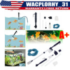 Aquarium Clean Vacuum Water Change Gravel Cleaner Fish Tank Siphon Pump New
