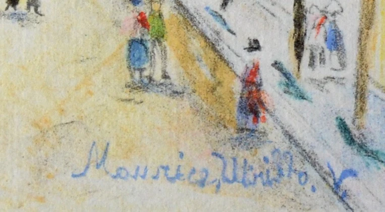 LITHOGRAPHIE Maurice UTRILLO " Tour Eiffel  à Paris " - Photo 3/3