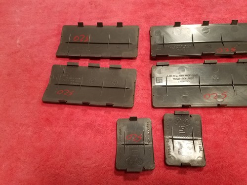 2003-2011 Honda Element Roof Luggage Rack Cap Hole Cover 6 Pieces Set OEM GRAY - Picture 4 of 14