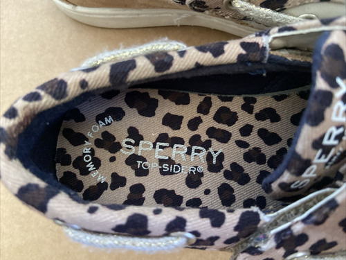 Girl's Sperry Top-Sider Boat Shoes Beige Coastfish Jr Size 9 (9M) *used* - Picture 6 of 8