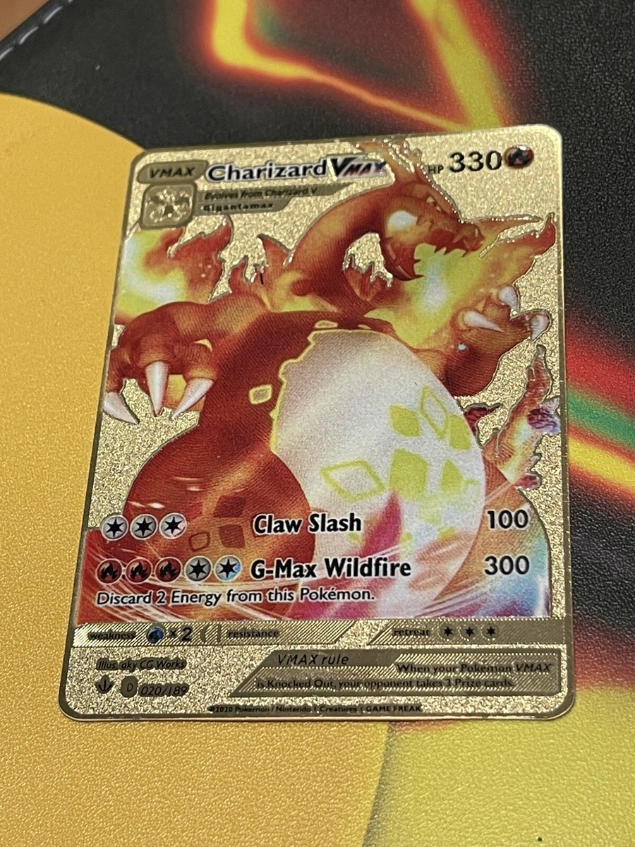 Charizard vmax gold foil pokemon card :::RARE::: | eBay