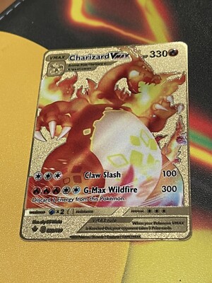 Charizard vmax gold foil pokemon card :::RARE::: | eBay