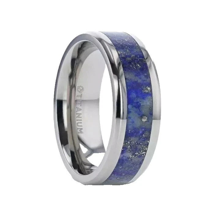 青金石钛男士珠宝