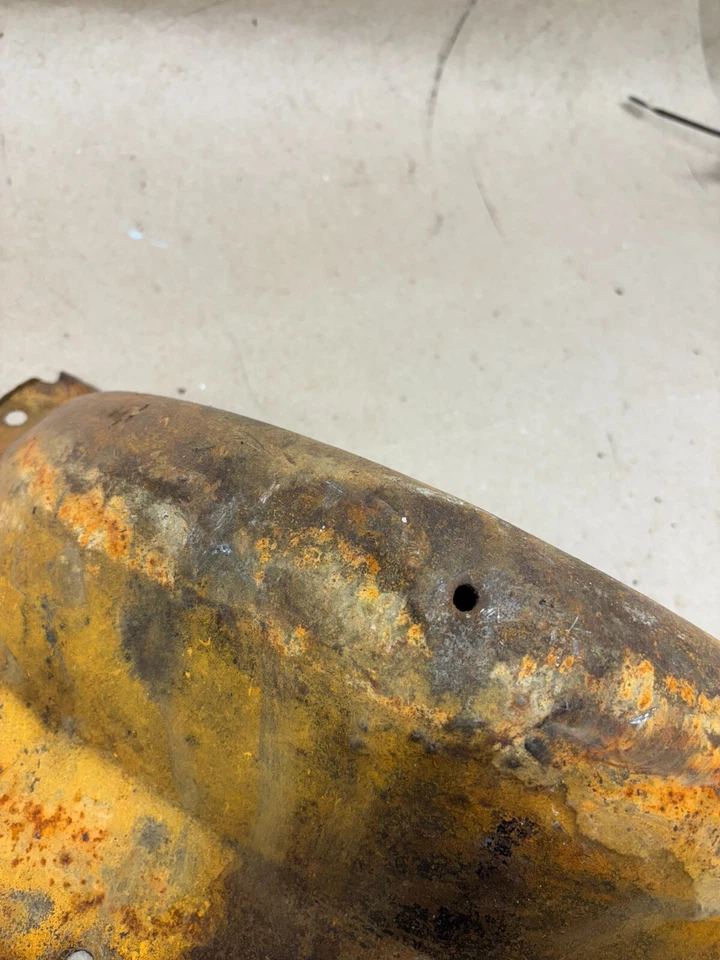 1968 1969 70 71 72 73 69 68 OEM Dodge Mopar cubierta de inspección de escudo de transmisión Foto 4 de 4