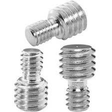 3PCS 3/8 inch Male to 1/4 inch Male Threaded Tripod Screw Adapter 1/4 inch Ma...